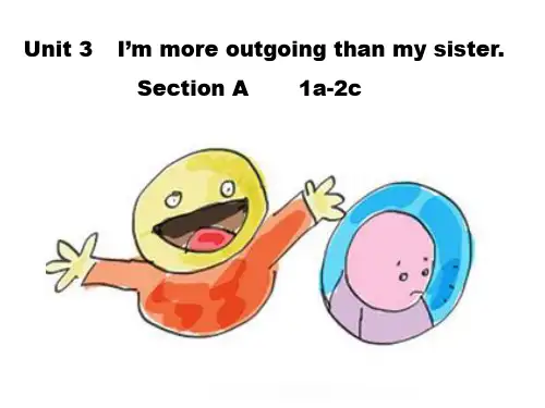 人教英语八年级上册Unit3 sectionA (1a—2c) (共20张PPT)