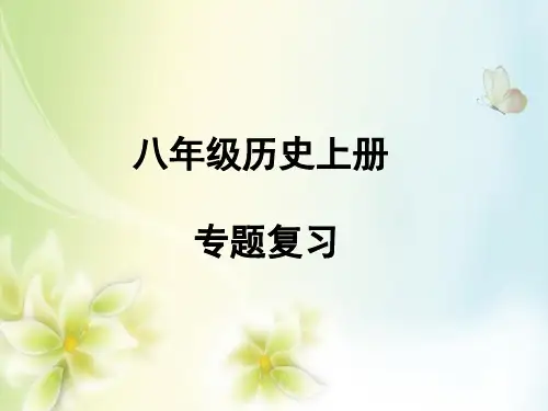新人教版八年级上册历史课件八年级历史上册总复习课件 (1)课件
