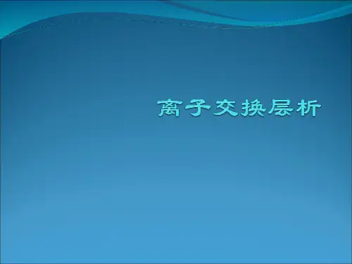 离子交换层析
