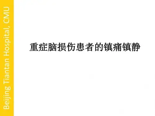 重症脑损伤患者的镇痛镇静ppt课件