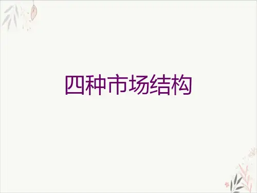 四种市场结构ppt-课件