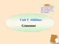 七年级英语下册 Unit5 Grammar同步授课优质课件 牛津版