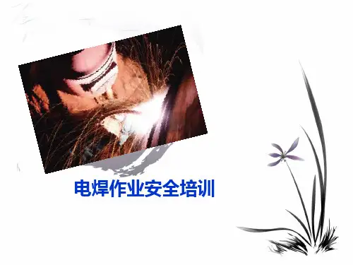 电焊作业安全培训(PPT31页)