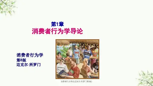 消费者行为导论(迈克尔·所罗门第8版)课件