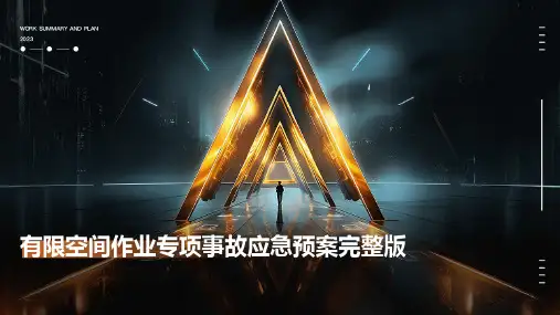 2024有限空间作业专项事故应急预案完整版