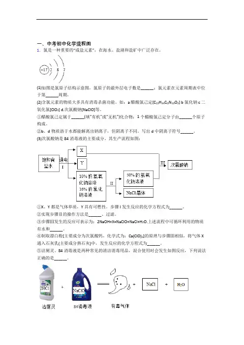 2020-2021中考化学压轴题专题流程图的经典综合题附详细答案