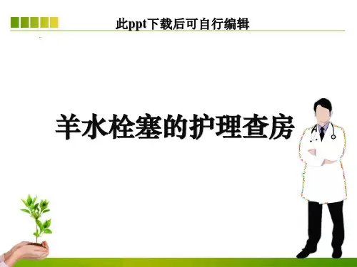 羊水栓塞护理查房ppt课件