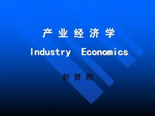产业经济学 第七章