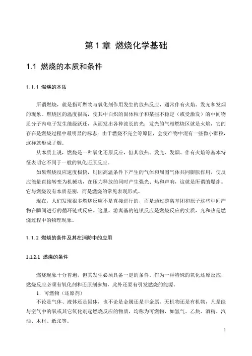 燃烧学第一章