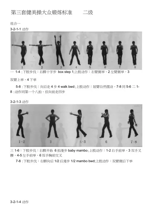第三套健美操大众锻炼标准二级资料(20210129225410)