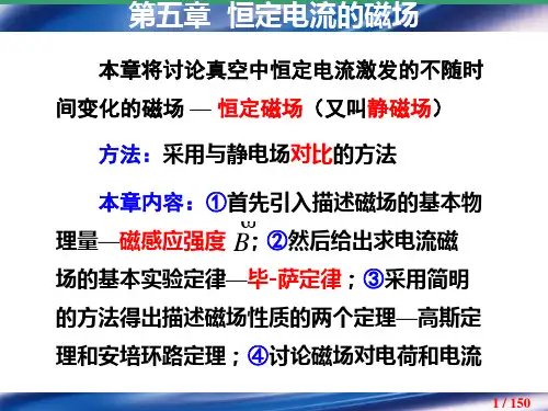 恒定电流的磁场