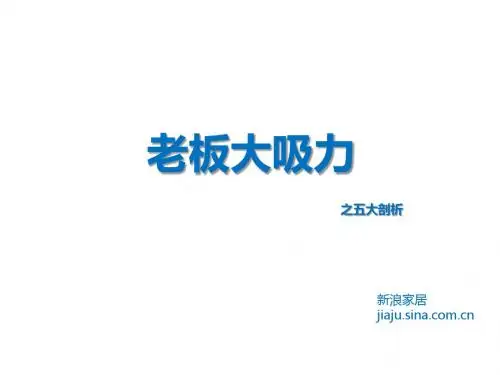 老板大吸力之五大剖析