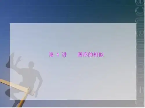 2013中考数学热点考点解析-图形的相似 课件