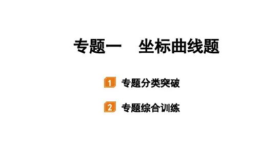 中考化学第二轮专题复习课件(共35 页)  专题一  坐标曲线题