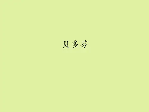 人音版高中音乐鉴赏必修贝多芬