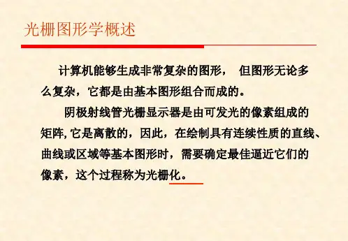 基本图形生成算法