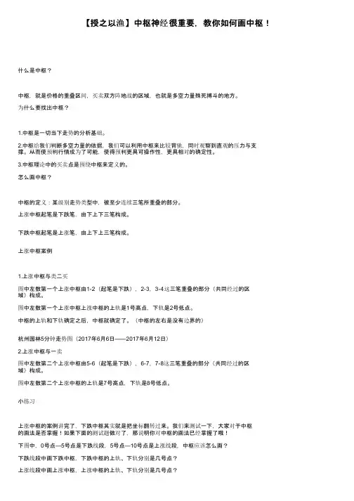 【授之以渔】中枢神经很重要，教你如何画中枢！