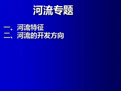 河流专题 PPT课件