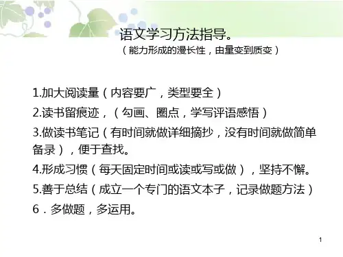 概括文章主要内容初中PPT课件