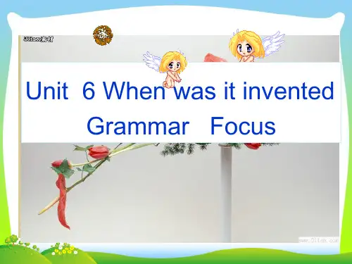 人教版九全Unit 6 Section A(Grammar focus)教学课件(29张)