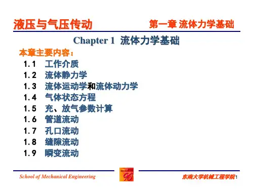 流体力学基础.PPT