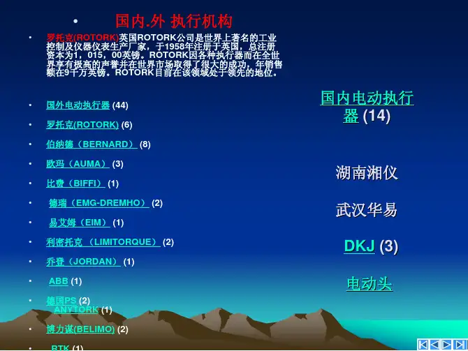 执行器讲座幻灯片