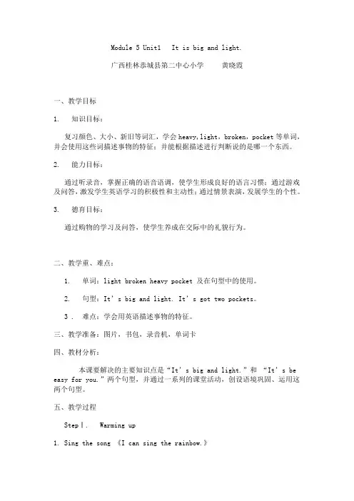 it-is-big-and-light教案 (1)