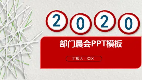 人保寿险早会PPT