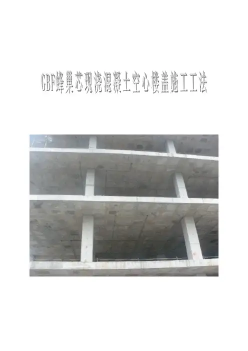 GBF蜂巢芯现浇混凝土空心楼盖施工工法