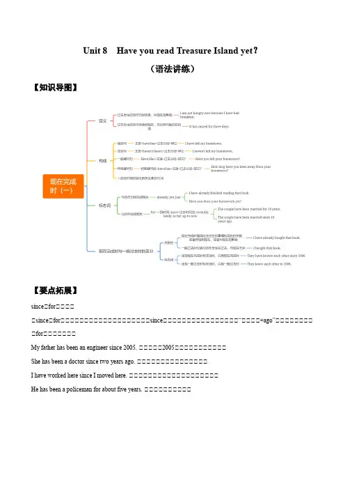 Unit8语法思维导图及专练(原卷版)--度八年级英语下册基础知识专项讲练(人教版)
