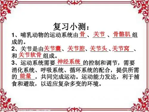 八年级生物上册第五单元第二章第二节 先天性行为和学习行为
