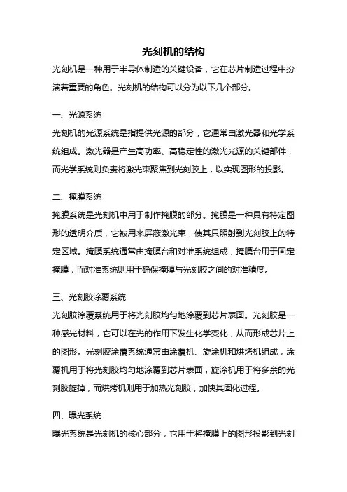 光刻机的结构
