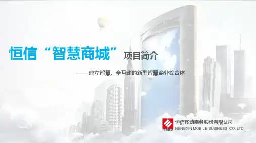 智慧商城方案PPT课件