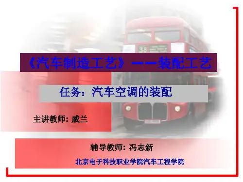 汽车制造工艺-汽车空调的装配ppt课件
