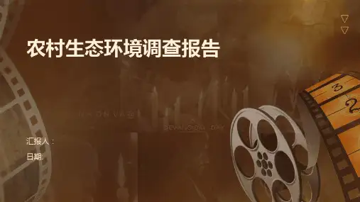 农村生态环境调查报告
