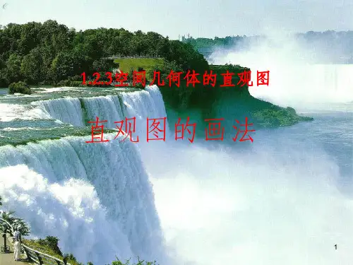 空间几何体的直观图 斜二测画法PPT课件