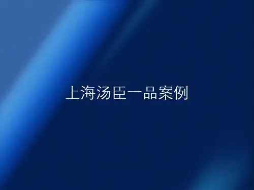 汤臣一品案例分析