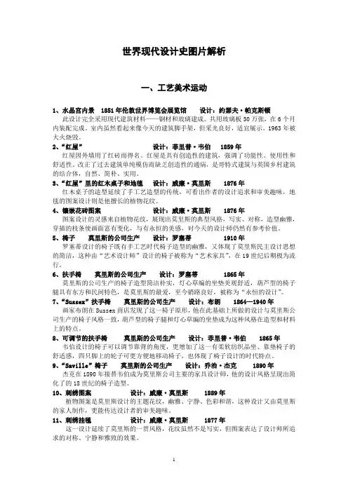 世界现代设计史图片解析