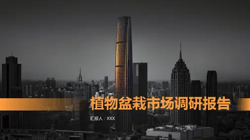 植物盆栽市场调研报告
