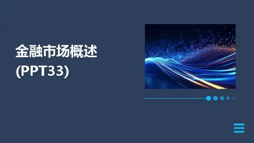 金融市场概述(PPT33)