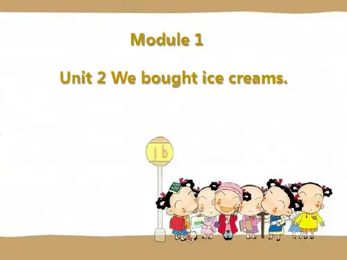 外研版Module1Unit2Weboughticecreams课件23张