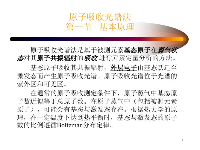 原子吸收光谱法