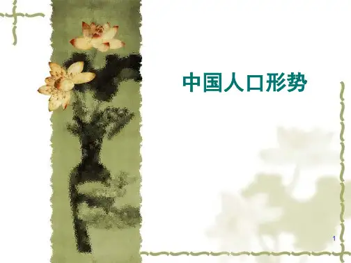 中国人口形势.ppt