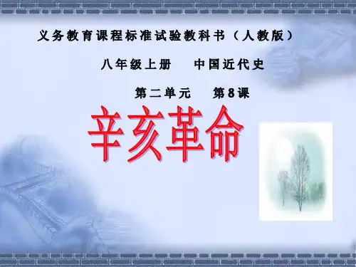 辛亥革命PPT优秀课件112(说课) 人教版