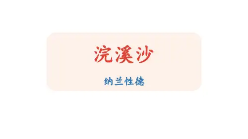 部编版九年级下册语文《浣溪沙》课外古诗词诵读PPT优质课件