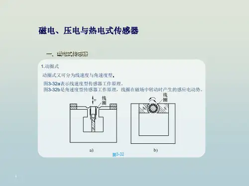 磁电、压电与热电式传感器教学PPT课件