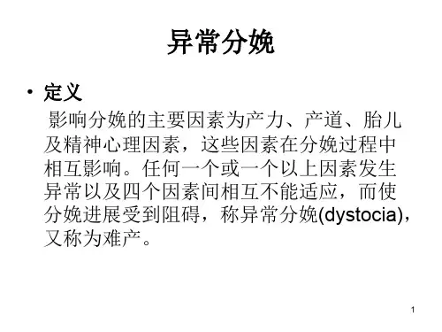 产力异常ppt课件