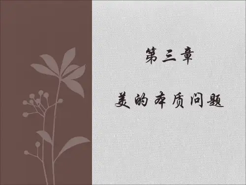 第三章_美的本质问题