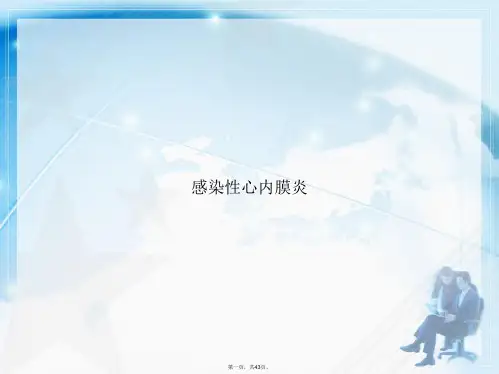 感染性心内膜炎讲课文档