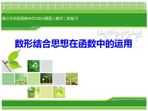 数形结合思想在函数中的运用